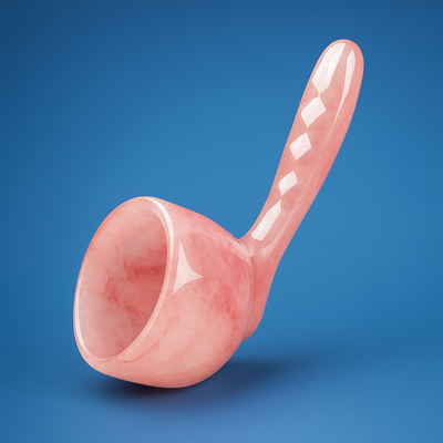 GlowSculpt | Gua Sha Tool – De-Puffing Facial Massage – Smooth Resin Edge – Enhances Glow & Contour