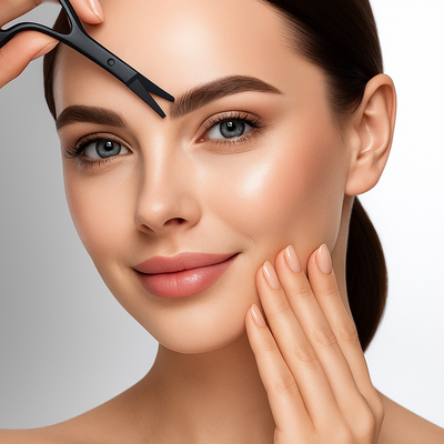 SafeTrim | Nose Hair Scissors – Rounded Tip Safety – Rust-Resistant Stainless Steel – Painless Grooming for Men & Women