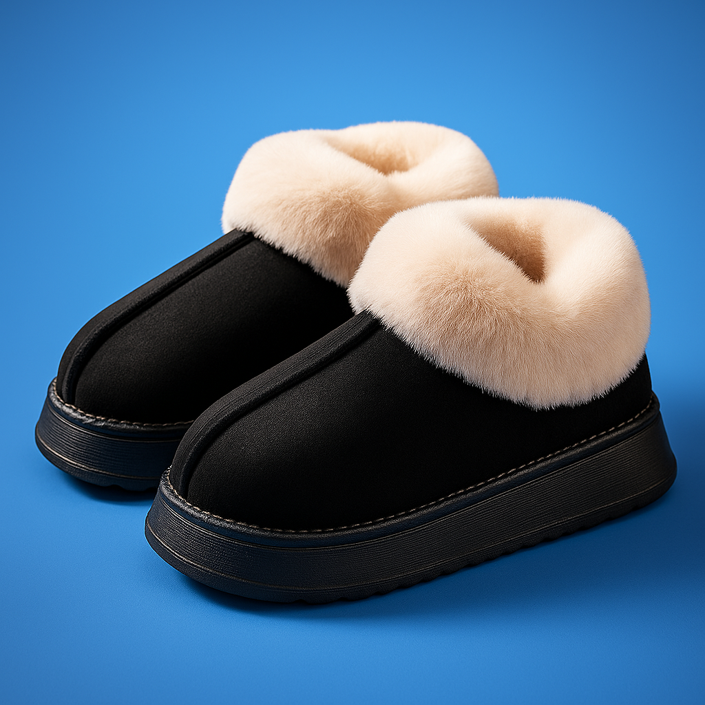 CosyTread | Women’s Snow-Boot Slippers – Cosy Plush Lining – Thick Non-Slip Sole – Winter Comfort at Home