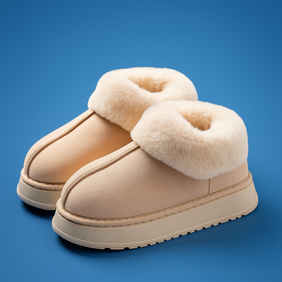 CosyTread | Women’s Snow-Boot Slippers – Cosy Plush Lining – Thick Non-Slip Sole – Winter Comfort at Home