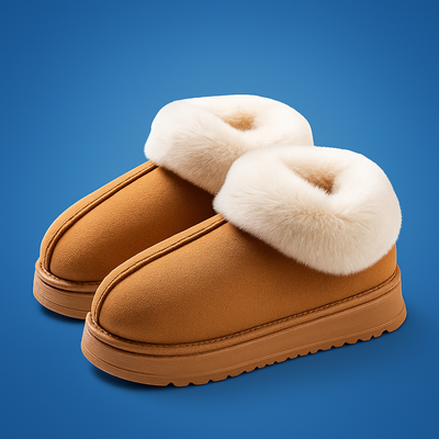 CosyTread | Women’s Snow-Boot Slippers – Cosy Plush Lining – Thick Non-Slip Sole – Winter Comfort at Home