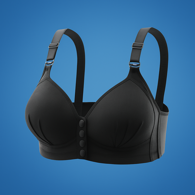 Luvina | Plus Size Push-Up Bra – Wireless Front Closure – Breathable Lift Support – Everyday Comfort & Ease
