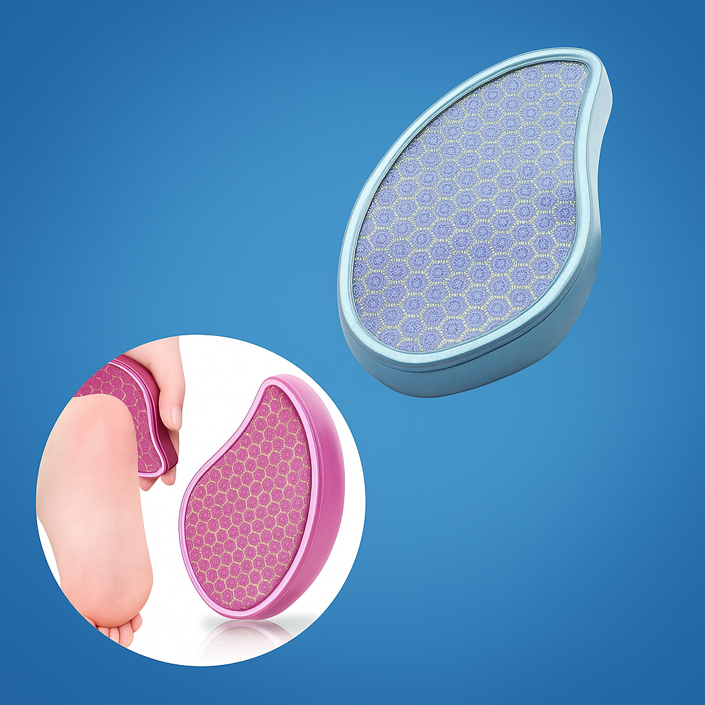 SoleKind | Foot File Hard-Skin Remover – Nano Glass Surface – Washable & Gentle – Smooth Cracked Heels at Home