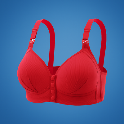 Luvina | Plus Size Push-Up Bra – Wireless Front Closure – Breathable Lift Support – Everyday Comfort & Ease