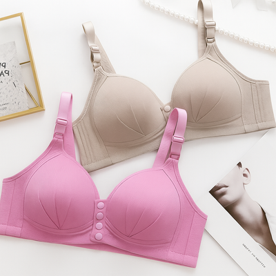 Luvina | Plus Size Push-Up Bra – Wireless Front Closure – Breathable Lift Support – Everyday Comfort & Ease