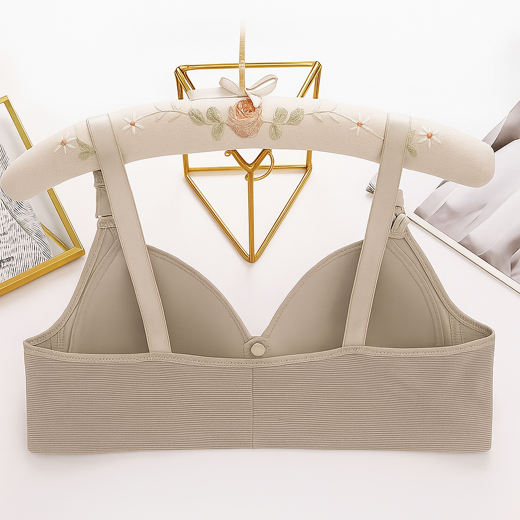 Luvina | Plus Size Push-Up Bra – Wireless Front Closure – Breathable Lift Support – Everyday Comfort & Ease