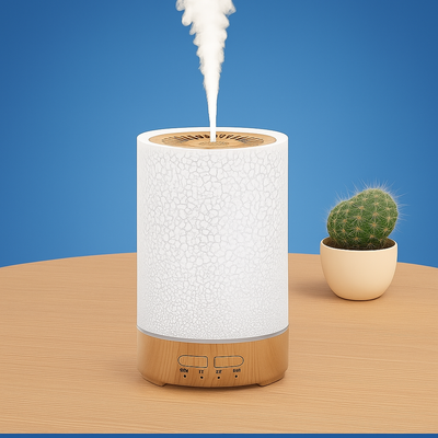 AeroGlow | Ultrasonic Air Humidifier – Essential Oil Diffuser with LED Night Light – Quiet Cool Mist – Bedroom & Home Relaxation