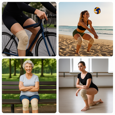 KneeGuardX | Silicone Knee Pads – Shock-Absorbing Compression Support – Breathable Anti-Slip Design – Sports & Joint Protection