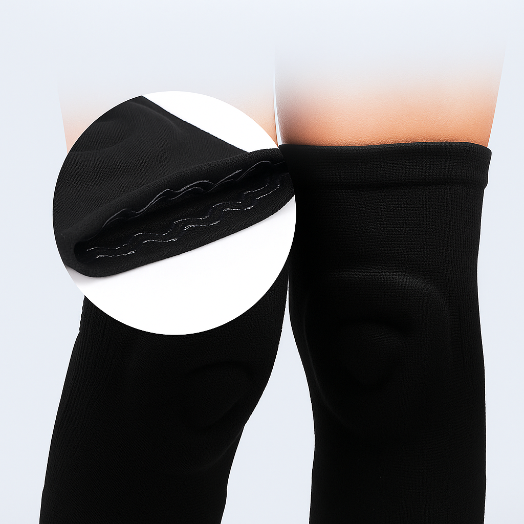 KneeGuardX | Silicone Knee Pads – Shock-Absorbing Compression Support – Breathable Anti-Slip Design – Sports & Joint Protection