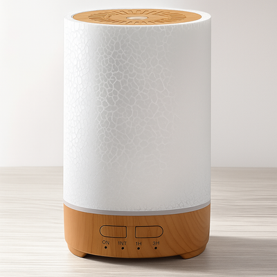 AeroGlow | Ultrasonic Air Humidifier – Essential Oil Diffuser with LED Night Light – Quiet Cool Mist – Bedroom & Home Relaxation