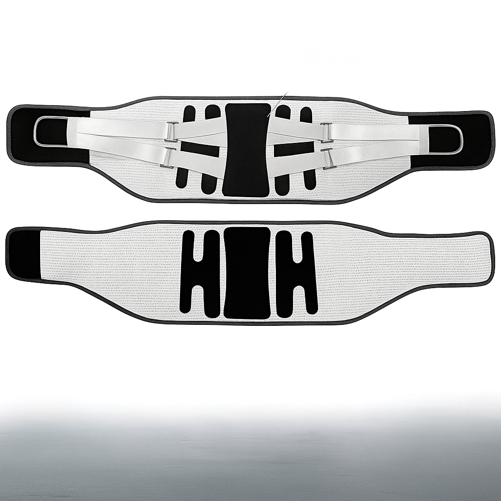 AlignCore | Lumbar Support Belt – Adjustable Compression Brace – Breathable Mesh Fit – Posture & Back Pain Relief