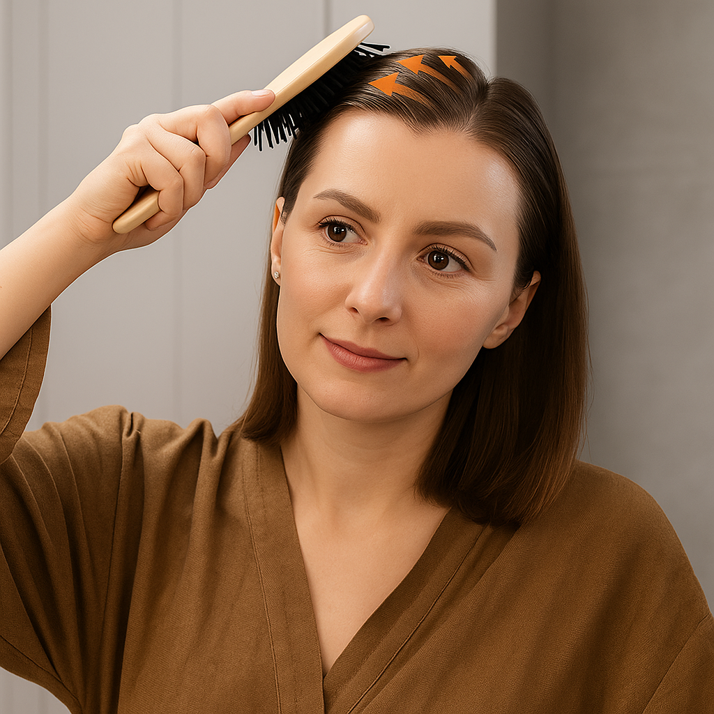 ShineLuxe | Detangling Boar Bristle Hair Brush – Anti-Frizz Scalp Massage – Natural Dual Bristles – Smooth Healthy Hair