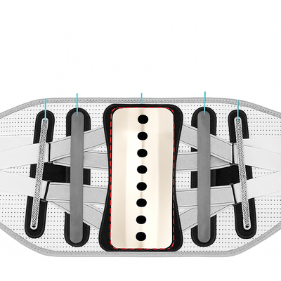 AlignCore | Lumbar Support Belt – Adjustable Compression Brace – Breathable Mesh Fit – Posture & Back Pain Relief