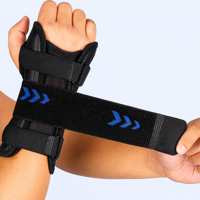 WristGuard | Wrist Support Brace – Carpal Tunnel Pain Relief – Adjustable Breathable Compression Mesh – Typing Work & Daily Use