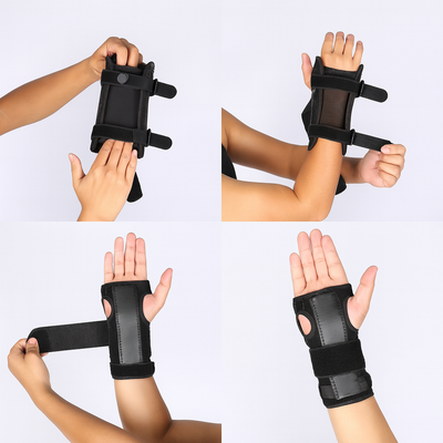 WristGuard | Wrist Support Brace – Carpal Tunnel Pain Relief – Adjustable Breathable Compression Mesh – Typing Work & Daily Use