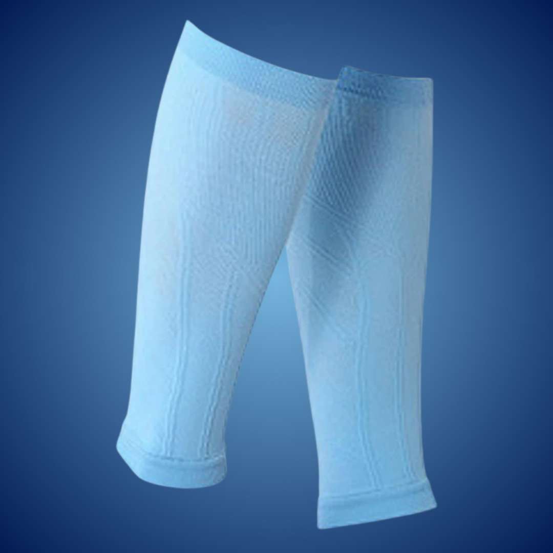 CalfComfort Compression Sleeves | for Pain Relief - Enhanced Circulation during Workouts and Travel