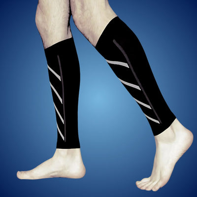 CalfComfort Compression Sleeves | for Pain Relief - Enhanced Circulation during Workouts and Travel