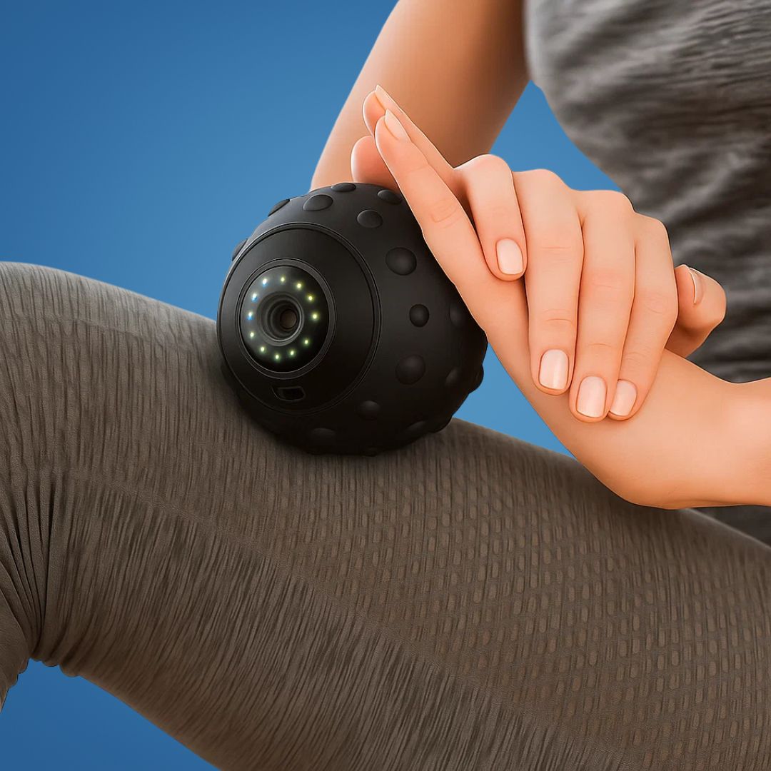 ReliefSphere | Vibrating Massage Ball – Deep-Tissue Muscle Relief – 5-Speed Vibration – Portable Recovery – Pain Relief & Faster Healing