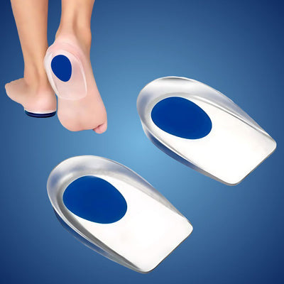 ComfortStep Plantar Heel Cups Gel Pads | Enhanced Cushioning - for Heel Pain Relief and Foot Issues