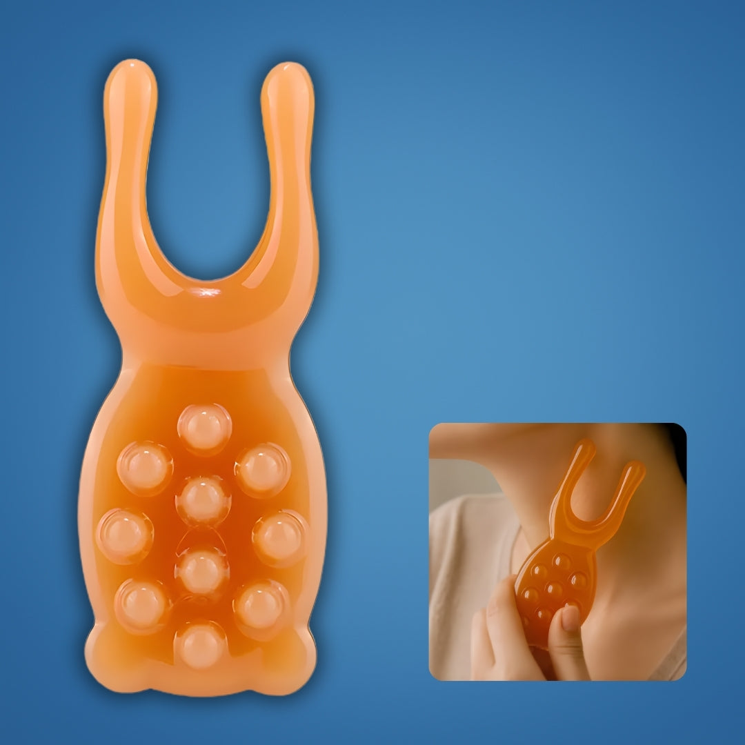 LiftAura | Gua Sha Face Lifting Tool – Jawline & Cheek Contour – Smooth Resin Design – De-Puffing Relief – Radiant Skin – At-Home Sculpting