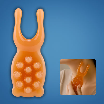 LiftAura | Gua Sha Face Lifting Tool – Jawline & Cheek Contour – Smooth Resin Design – De-Puffing Relief – Radiant Skin – At-Home Sculpting