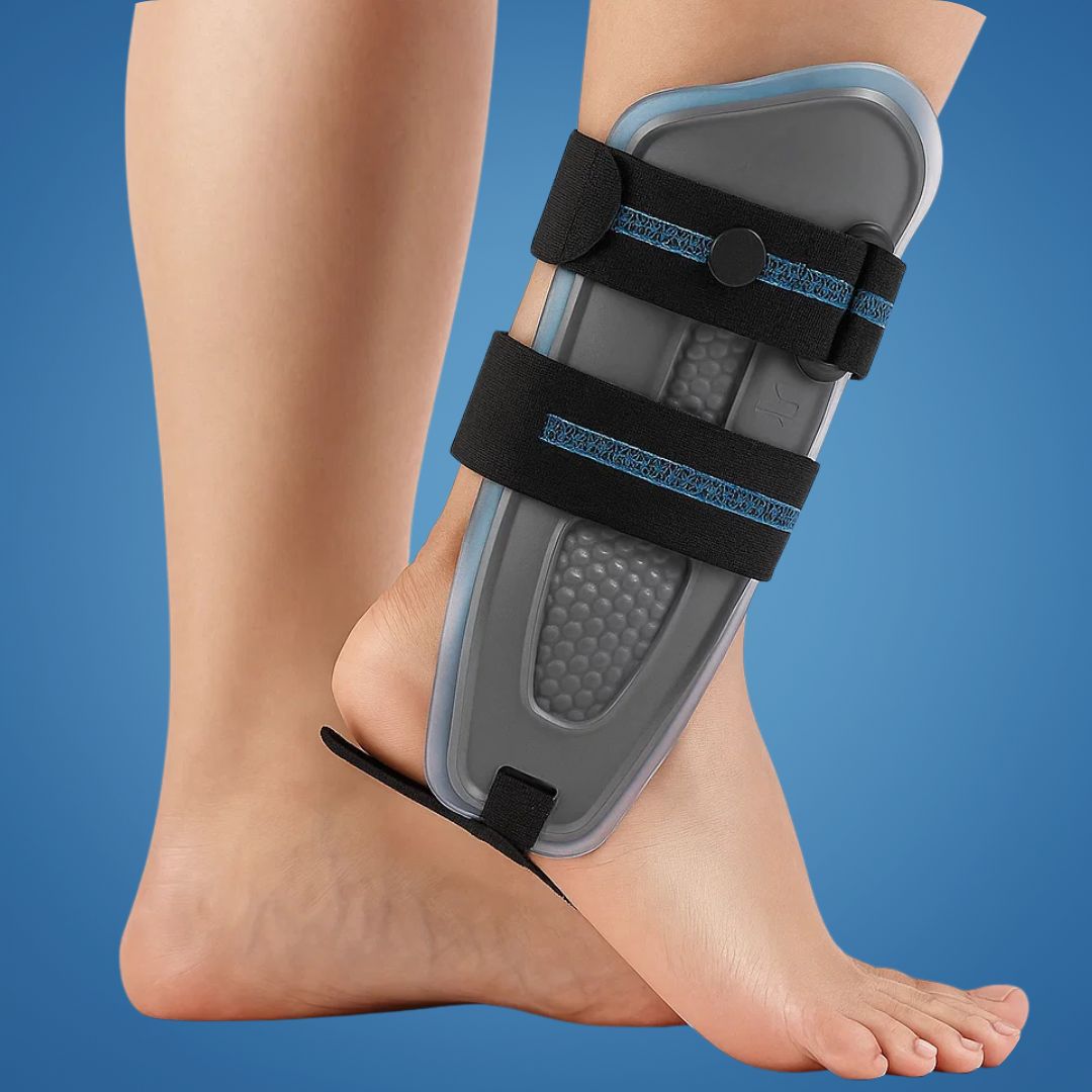 GelGuard | Gel Ankle Support Brace – Sprain Pain Relief – Adjustable Straps With Gel Padding – Reduces Swelling & Speeds Recovery Support