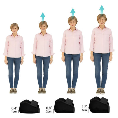 ElevateEase | Heel Lift Insoles – Height Increase – Pain Relief – Improved Posture - Everyday Comfort