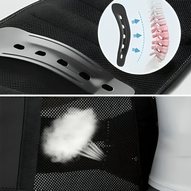 BackSure | Lower Back Brace – Ultra-Breathable Lumbar Support Belt – Lightweight Stabilising Wrap for Pain Relief & Posture Support