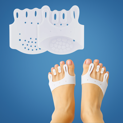AlignStep | Toe Separator Metatarsal Pad – Pain Relief – Soft Silicone Cushioning – Improves Alignment – All Day Comfort