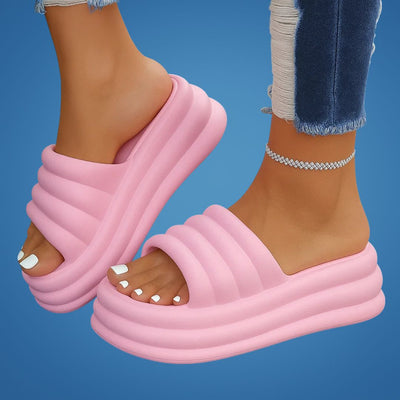 CloudEase | Platform Slider Sandals – Cushioned Sole – Lightweight Design – Women's Summer Comfort