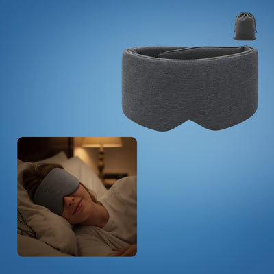 Sleepright | Blackout Sleep Mask – Total Light Blocking – Soft Cotton Comfort – Breathable Fit – Blocks All Light for Travel, Naps & Deep Sleep