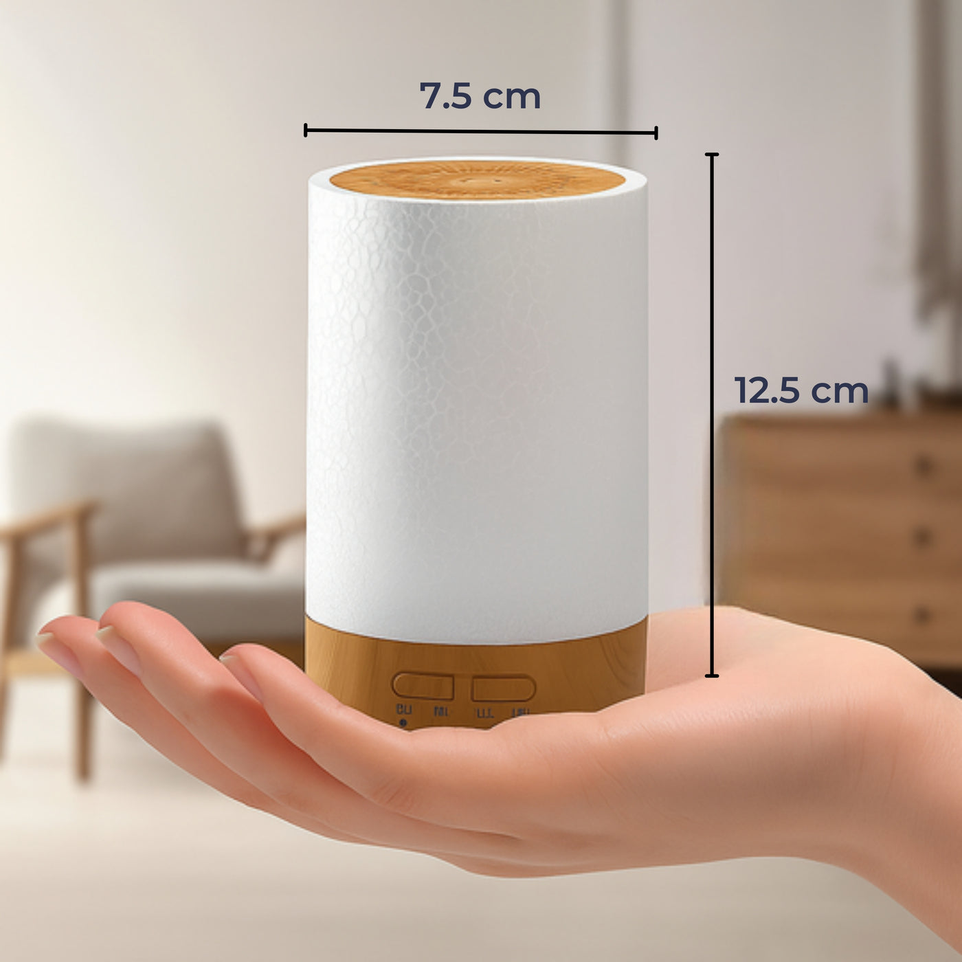 AeroGlow | Ultrasonic Air Humidifier – Essential Oil Diffuser with LED Night Light – Quiet Cool Mist – Bedroom & Home Relaxation