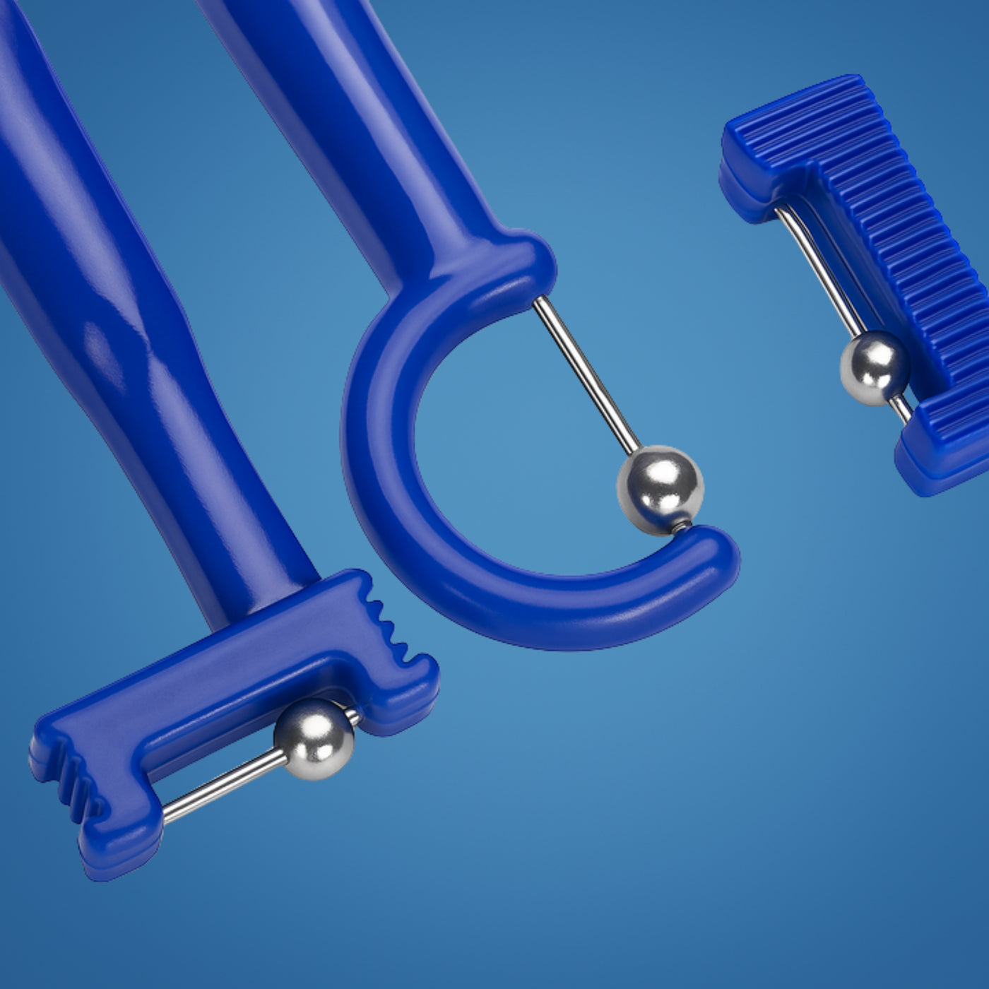 VocaFlex | Oral Muscle Trainer – 3-Piece Tongue Tip Exerciser – Non-Slip Handle – Improves Speech & Swallowing Control