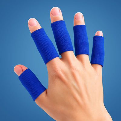FlexiGuard | Finger Protection Sleeves – Injury Prevention – Breathable Snug Fit - Keeps wounds and bandages in place – Sports and Daily Comfort