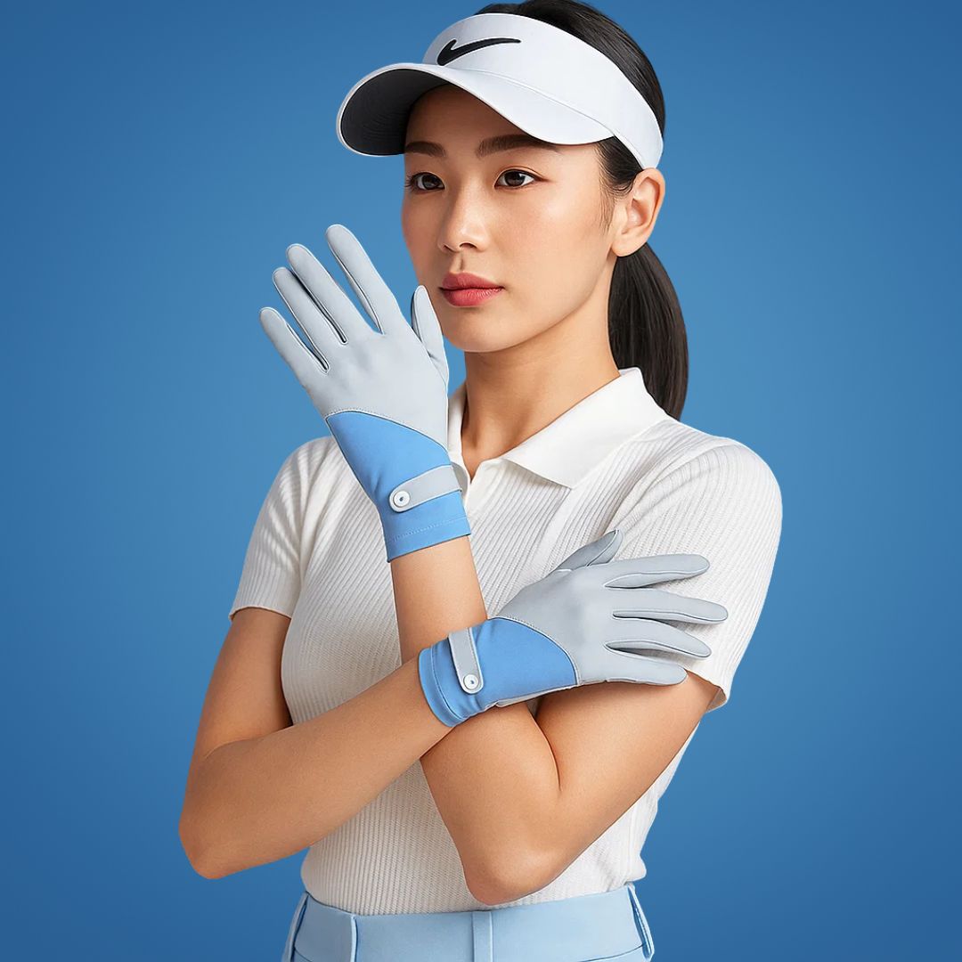 SunGlide | Women's Sun-Protection Gloves – UPF 50+ UV Defence – Prevent Dark Spots - Breathable Mesh – Driving & Outdoor Use