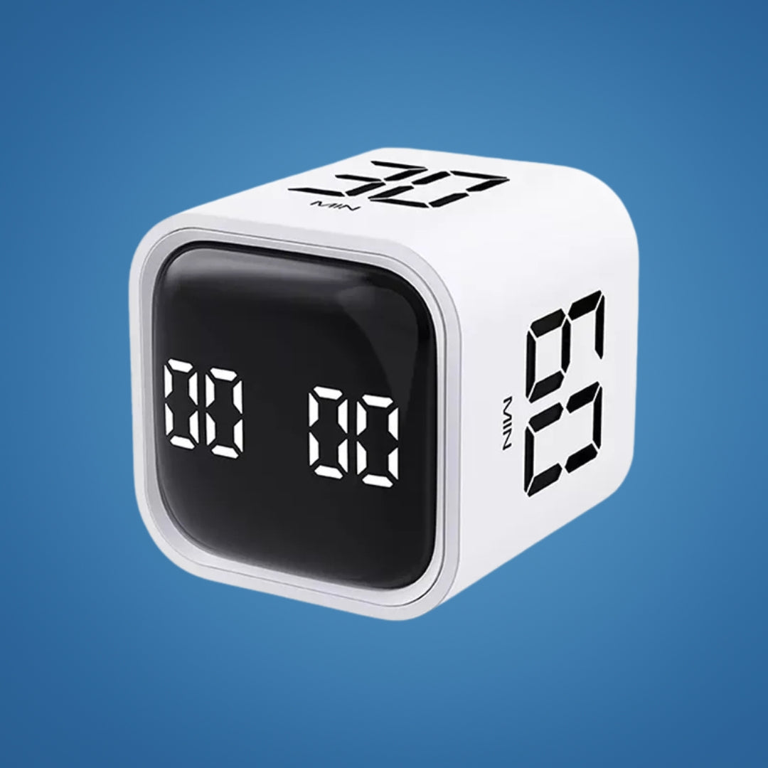 TimeFlip | Productivity Timer Cube – Instant Flip Start – Large LED Rechargeable Display – For Work Study Focus