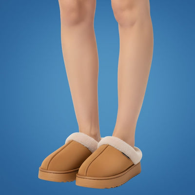 SnugSole | Warm Slippers – Thick Cushioned Sole – Plush Lining – Non-Slip Design – Maximum Comfort & Foot Support for Women Indoors