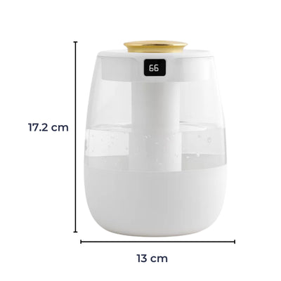 MistEase | Humidifier & Aroma Diffuser – Quiet Night-Light Mode – 1300 ml Tank – Dry Air Relief for Bedroom & Nursery