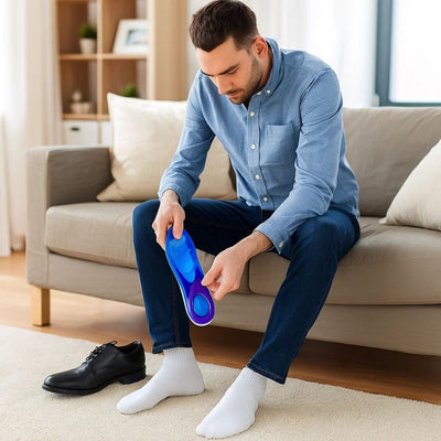 SoleRelief | Gel Insoles for Morton's Neuroma – Shock-Absorbing Silicone – Arch Support – Pain Relief for Active Adults