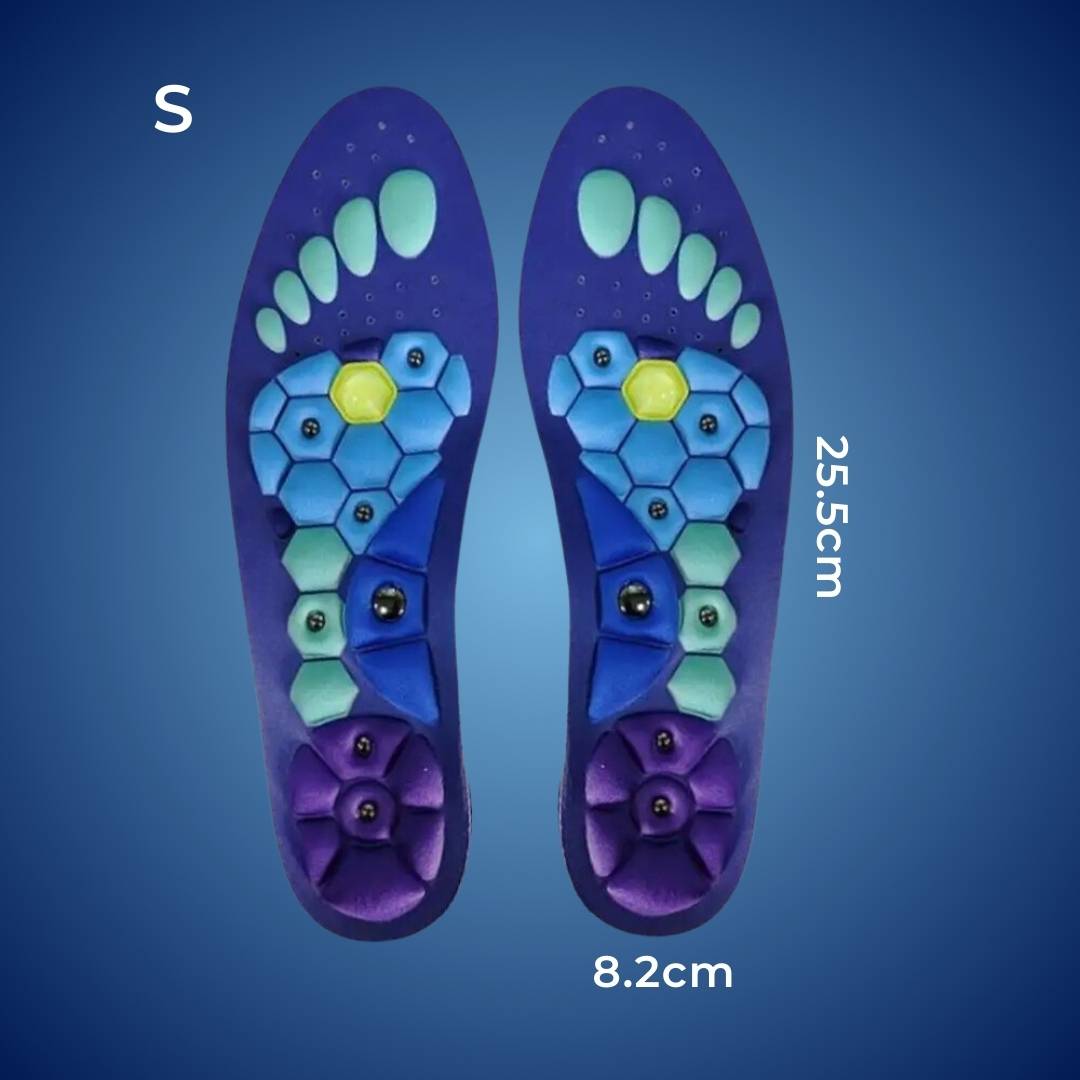 SoleRelief Magnetic Acupressure Insoles | Pain Relief - Improved Circulation - Stress Reduction - Posture Support Insoles