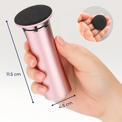 SmoothStep | Electric Foot File Callus Remover – Hard Skin Removal – Waterproof Rechargeable – Restores Soft Smooth Feet Instantly