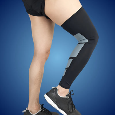 LegVital Full-Leg Compression Sleeve for Optimized Blood Circulation, Muscle Support, and Fast Recovery for Athletes and Versatile Use