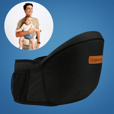 SureCarry | Ergonomic Hip‑Seat Carrier – Even Weight Distribution – Tear‑Resistant Nylon – Hands‑Free Support for Travelling Parents