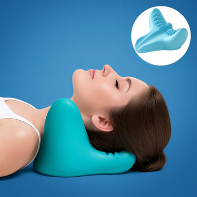NeckRelief | Cervical Traction Pillow – Neck Pain Relief – Lightweight Durable Support – Posture Correction – Shoulder Tension Relief