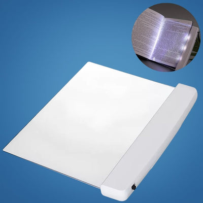 PageGlow | Flat LED Book Light – Glare‑Free Full‑Page Illumination – Slim Portable Design – Eye‑Care for Travellers & Bedtime Readers
