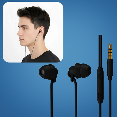 SomniSil | Sleep Earphones – Noise-Cancelling – Ergonomic Silicone – For Side Sleepers – Blocks Snoring & Traffic – All-Night Comfort