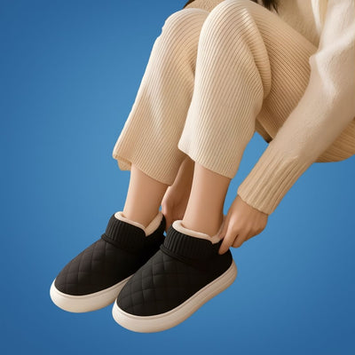 CozyStep | Plush Slipper Shoes – Non-Slip Grip – Thick Cushioned Sole – Indoor Comfort – Warm Supportive Fit for Cosy Relaxing Evenings