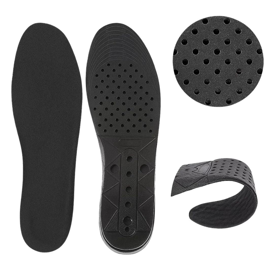 Heelsure | Heel Lift Insoles – Adjustable Height Boost – Breathable Cushioned Gel – Discreet Comfort for Work, Sport or Daily Wear