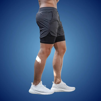 FlexStride Running Shorts with Pockets | Men’s Sports Shorts - Breathable Moisture-Wicking for Gym and Trail Running