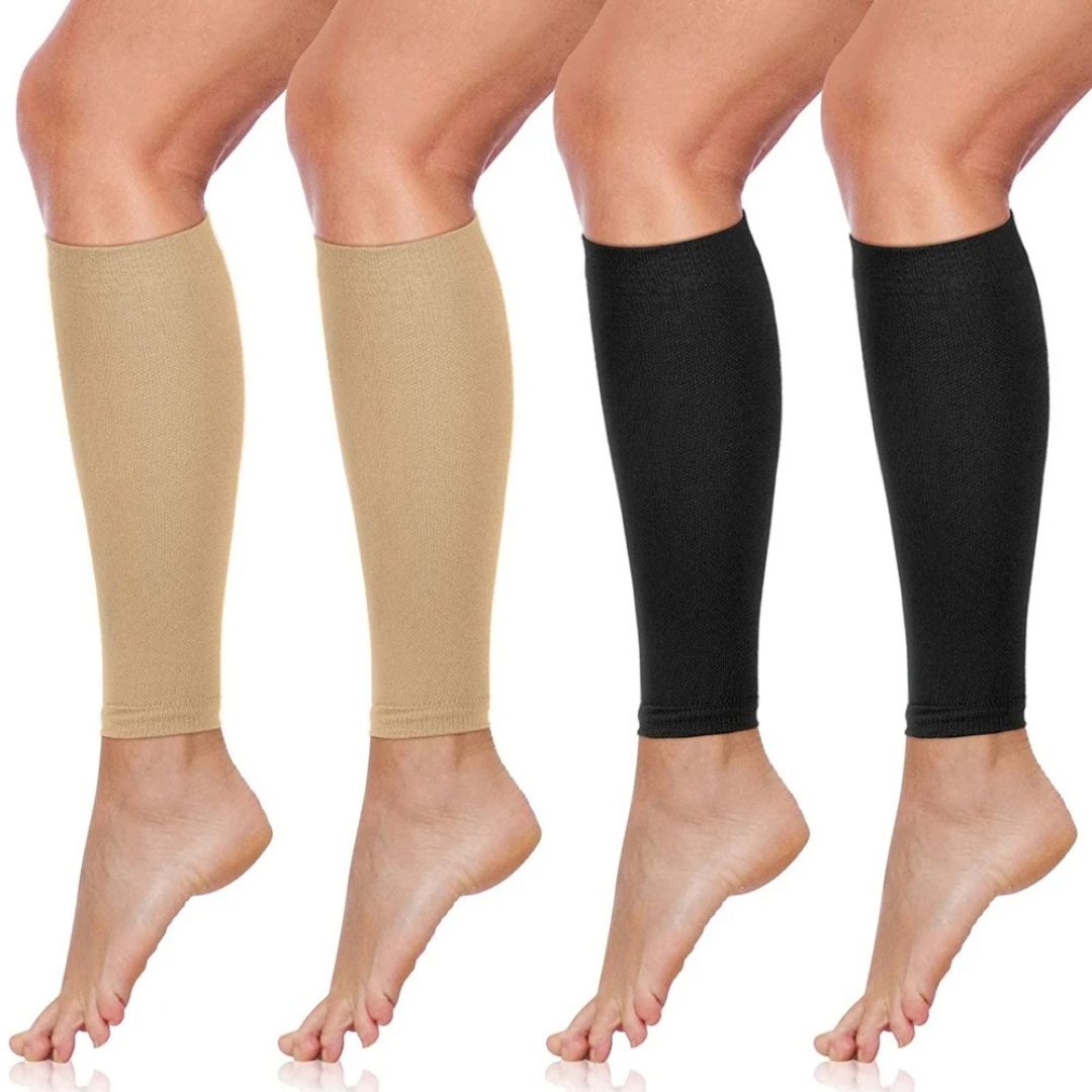 ComfortFlow Support Socks | Soft Highly Elastic Calf Compression - for Muscle Recovery and Circulation Enhancement